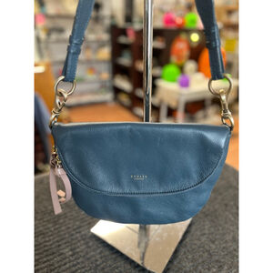 Radley London Women's Leather Saddle Bag Shoulder Handbag Purse EUC